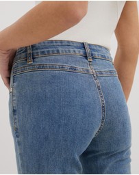 Dazie - Rise Up Mid Rise Stretch Bootcut Jeans