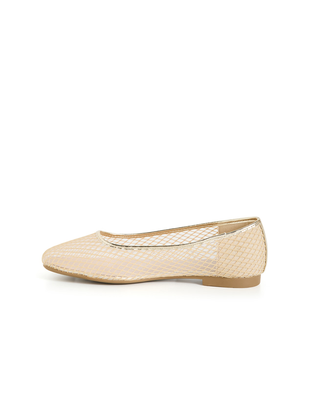 City Chic - WIDE FIT Indi Mesh Ballet Flat