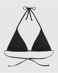 Polo Ralph Lauren - Logo Jacquard Ricky Halter Triangle Bikini Top