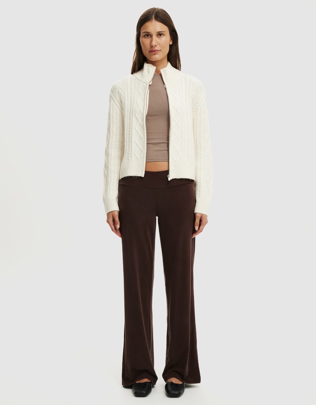 Cotton On - Double Zip Cable Bomber