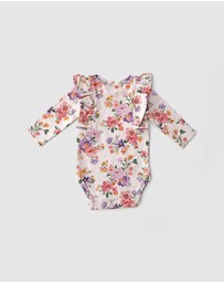 WITH LOVE FOR KIDS - Shimmy Long Sleeve Onesie - Babies