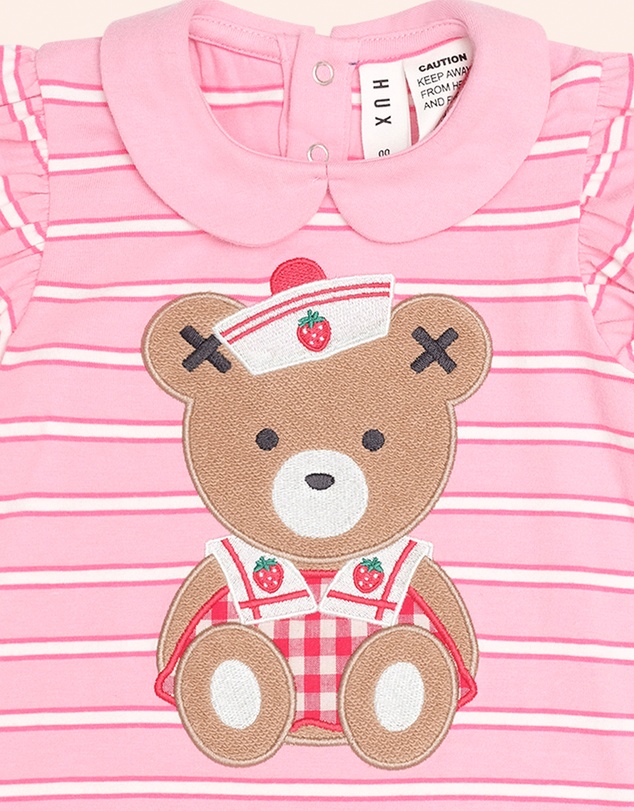 Huxbaby - Nautical Huxette Collar Romper - Babies