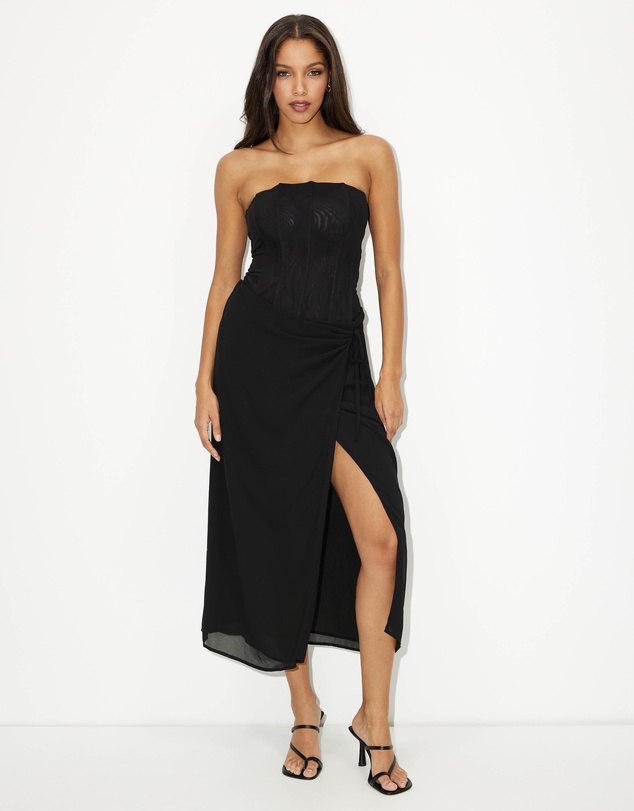 Dazie - Harriet Corset Midi Dress