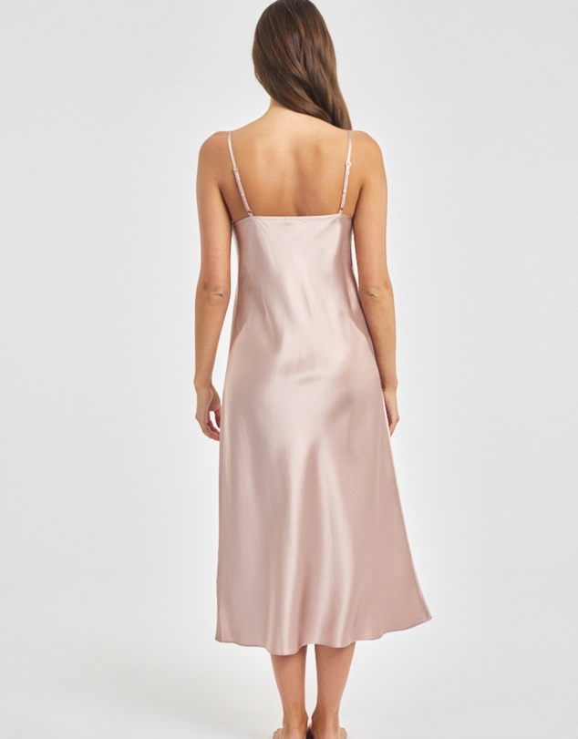 Love and Lustre - Silk Slip 3/4 Length