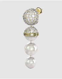 GUESS - Gold-Tone Calypso Pendant Earrings