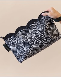 Sky Gazer - Scalloped Edge Wet Bag- Palm Noir