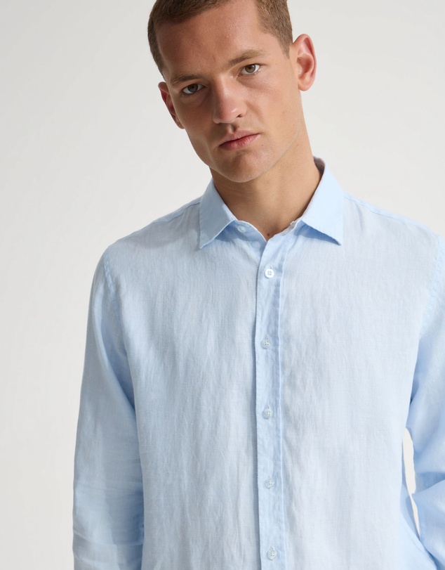 Oxford - Cooper Ls Organic Linen Shirt
