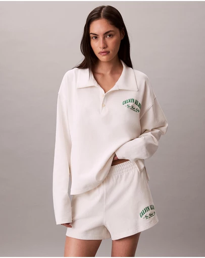 Calvin Klein - Logo Cotton Jersey Shorts