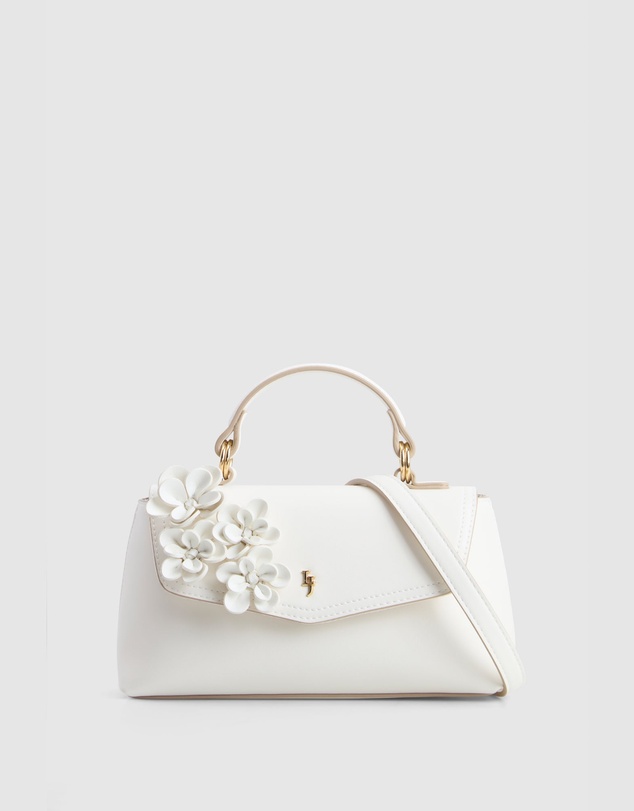 Laura Jones - Ayla Floral Top Handle Bag