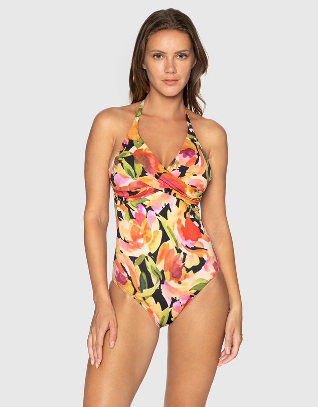 Nip Tuck Swim - Black Roman Holiday Brigitte One Piece