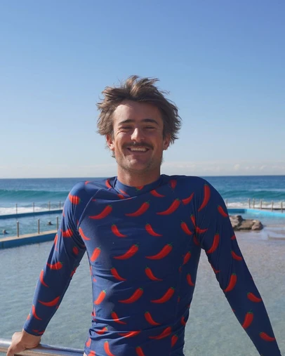 Budgy Smuggler - Chilli Willies Men's Rash Vest