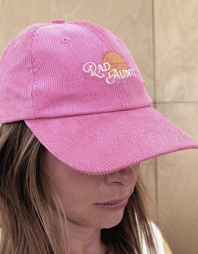 Banabae - Rad Aunty and Rad Kid Baseball Cord Cap Bundle in Pink