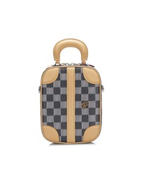 Pre-Loved by Azura Reborn - Pre-Loved louis vuitton Chic Structured Handle Top Bag with Elegant Accents