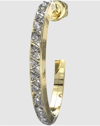 GUESS - Gold-Tone Trinity Hoop Earrings