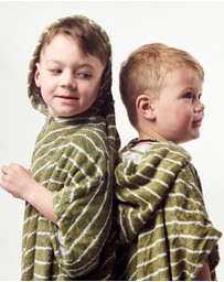 Sand Society - Kids Beach/Bath Bamboo Poncho - Sage