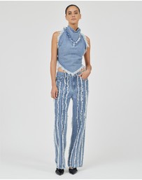 Third Form - Trace Distressed Jean