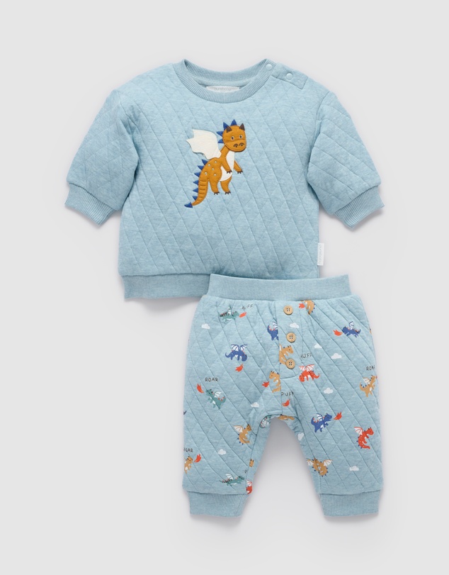 Purebaby - Quilted Track Set -Kids-Babies