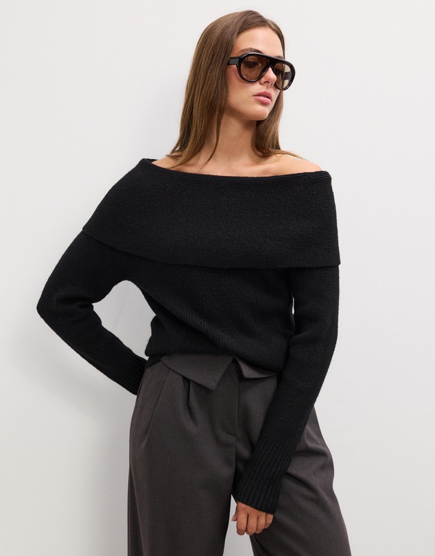 The Fated - Sammy Off Shoulder Knit Top
