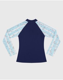 Aqua Blu Kids - Mariner Long Sleeve Rash Vest - Teens