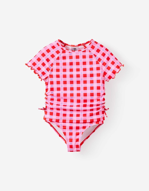 Cotton On Kids - Florence S/S Rashie And Bikini Bottom Set