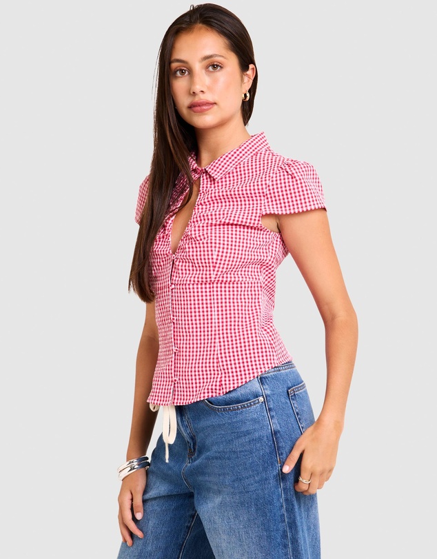 Alice In The Eve - Valeria Keyhole Shirt