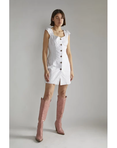Glamorous - Button Front Mini Dress