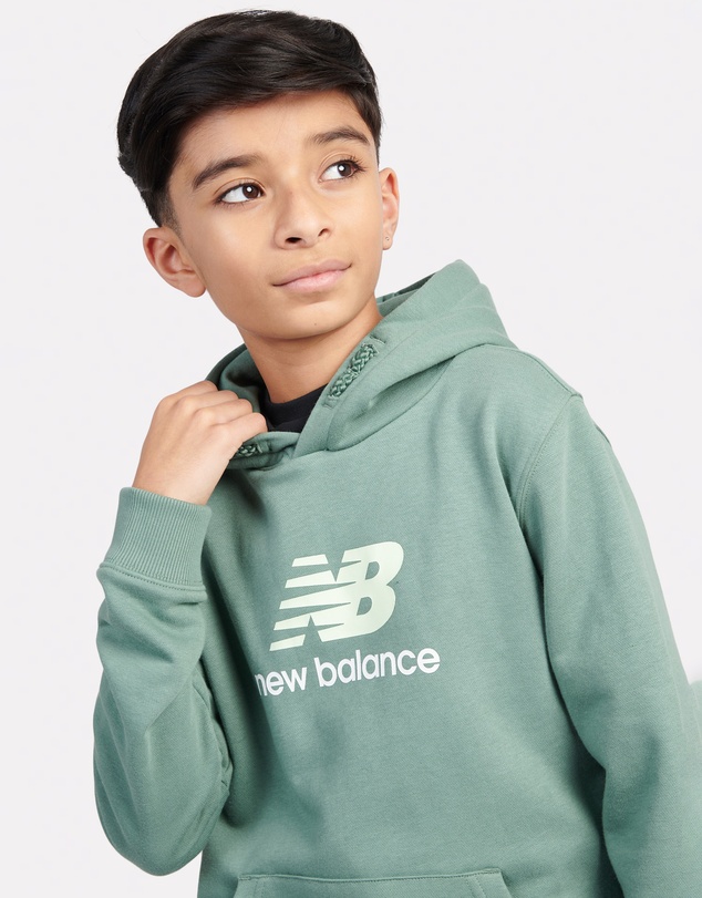 New Balance - French Terry Stacked Logo Hoodie