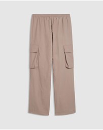 Puma - T7 Luminous Cloud Relaxed Woven Cargo Pants - Teens