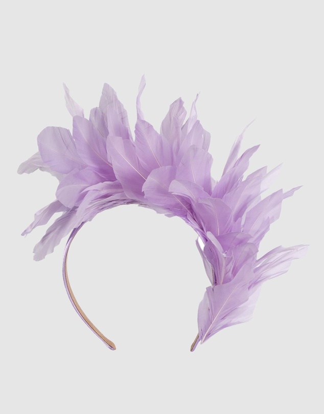 Max Alexander - Modern Lilac Racing Fascinator