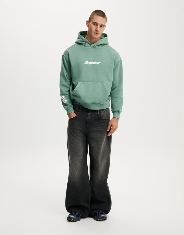 Cotton On - Box Fit Graphic Hoodie