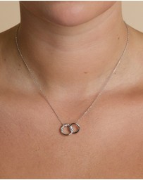 Astrid & Miyu - Spiral Crystal Pendant Necklace