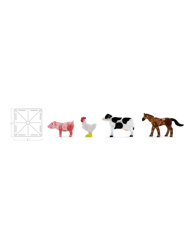 Magna-Tiles - MAGNA-TILES - Farm Animals - 25 Piece Set