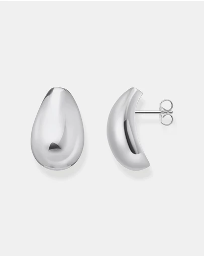 THOMAS SABO - Ear studs in drop shape silver