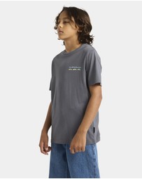 Quiksilver - Boys 8 to 16 Stacked Line Up T-Shirt