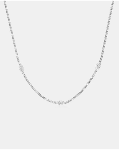 Ania Haie - Silver Evil Eye Station Necklace