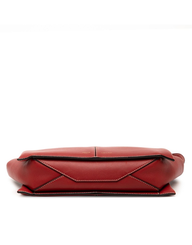 Pre-Loved by Azura Reborn - Pre-Loved Trifold Leather Clutch On Chain