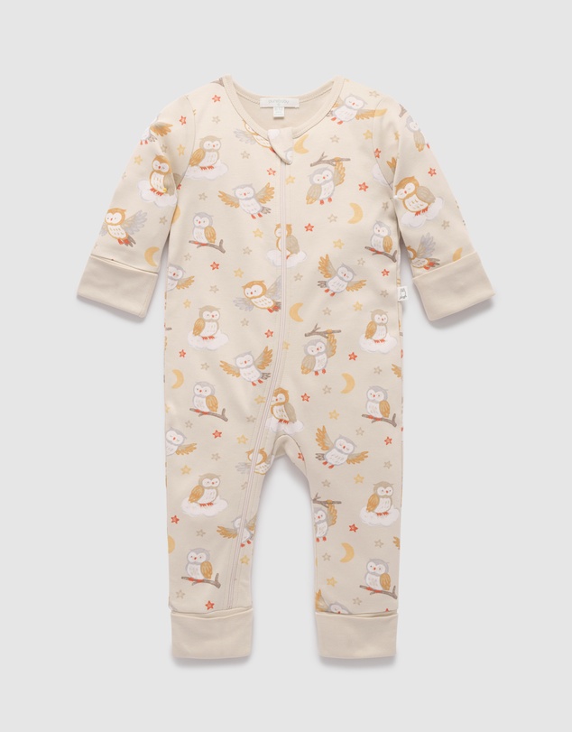 Purebaby - Thick Pyjama Sleep Growsuit -Kids-Babies