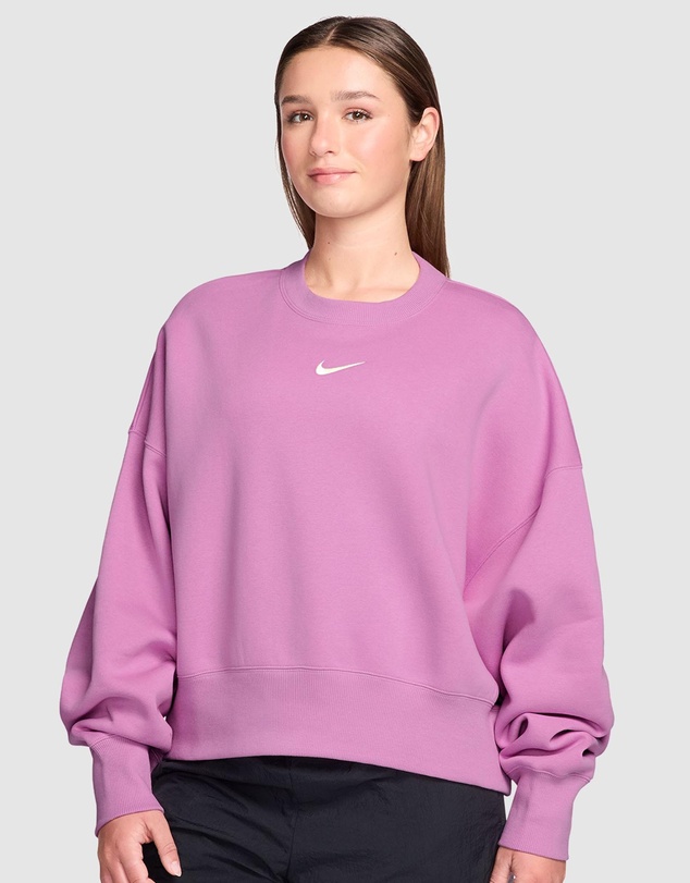 Nike - Sportswear Phoenix Fleece Over-Oversized Crew-Neck Sweatshirt
