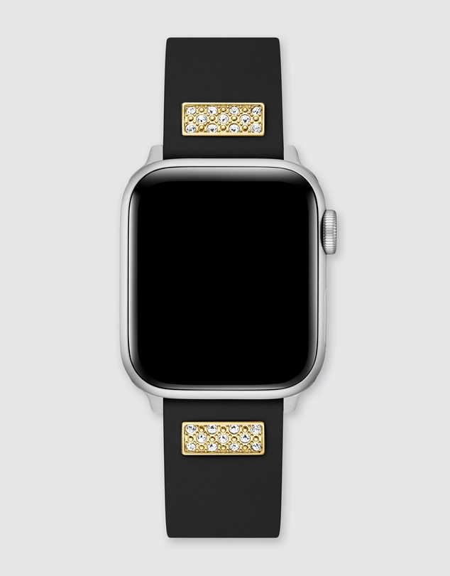 GUESS - Guess Apple Band - Frontier Black & Gold Silicone Stones 38/40/41mm