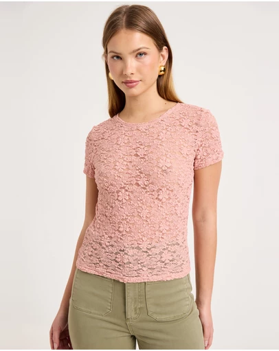 Rolla's - Fia Lace Tee