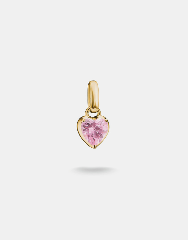 THOMAS SABO - Gold-Plated January Birthstone Charm
