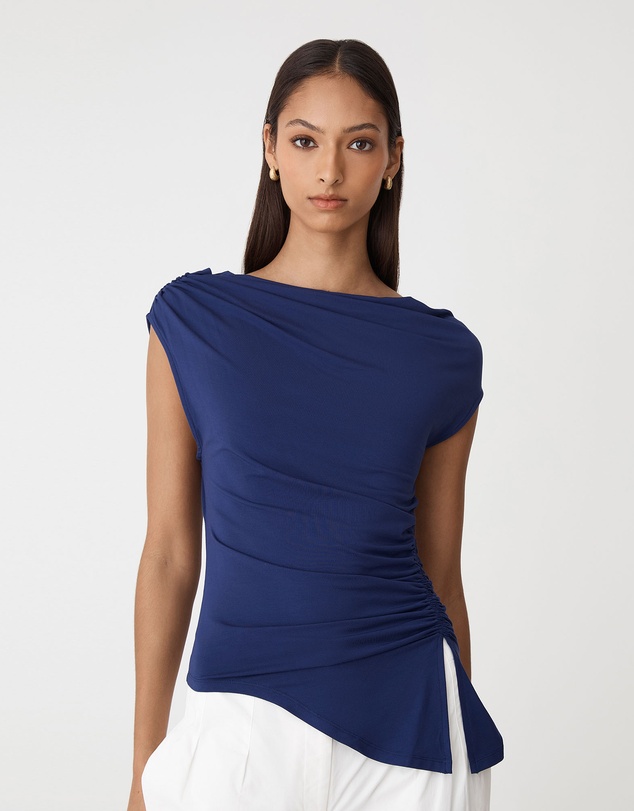 Forcast - Keeley Bamboo Split Hem Top