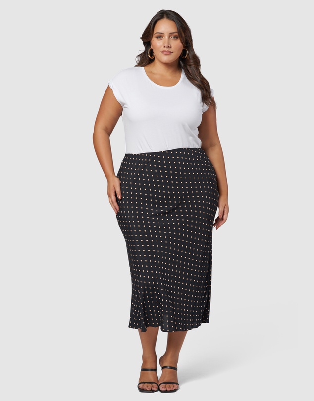 Something 4 Olivia - Emily Print Midi Skirt