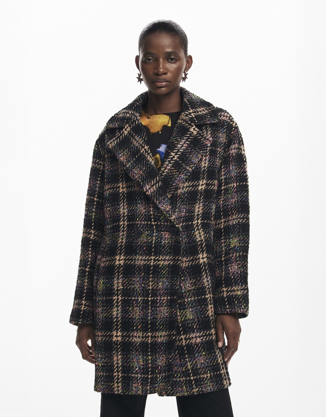 Desigual - Checkered Coat