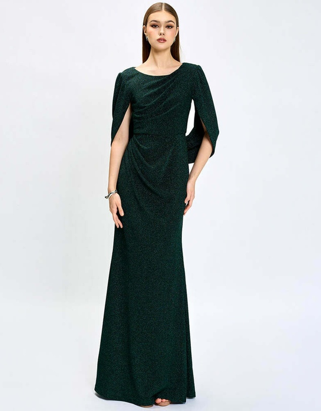 Bariano - Blanca Cape Fishtail Maxi