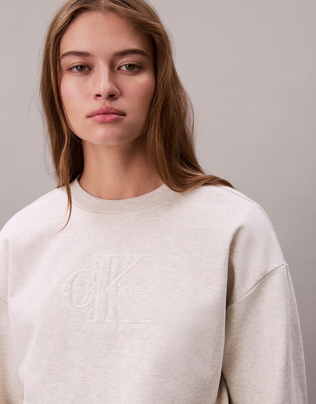 Calvin Klein Jeans - Cotton Terry Monogram Sweatshirt