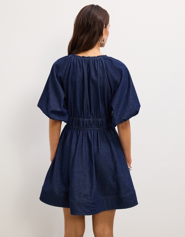 The Fated - Jemma Soft Denim Mini Dress