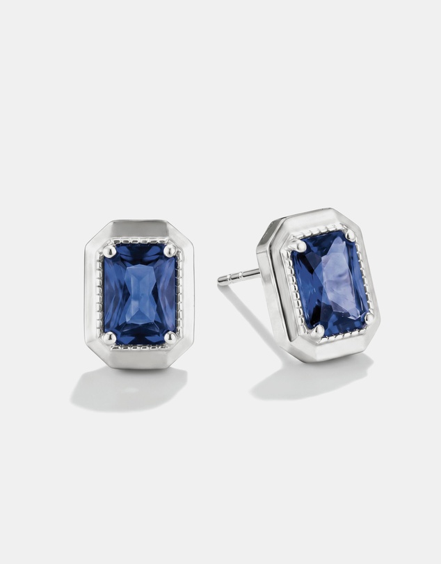 THOMAS SABO - THOMAS SABO Ear studs with nanocrystal in octagon cut