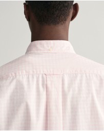 Gant - Regular Fit Classic Gingham Poplin Short Sleeve Shirt
