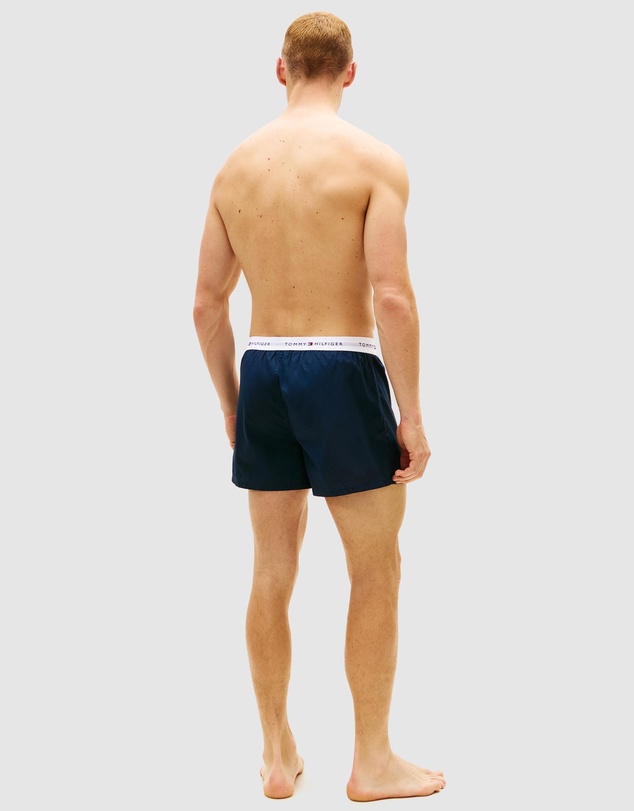 Tommy Hilfiger - 2-Pack Signature Logo Poplin Boxer Shorts